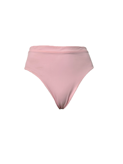 Rise Bottom-Pastel Check/Baby Pink