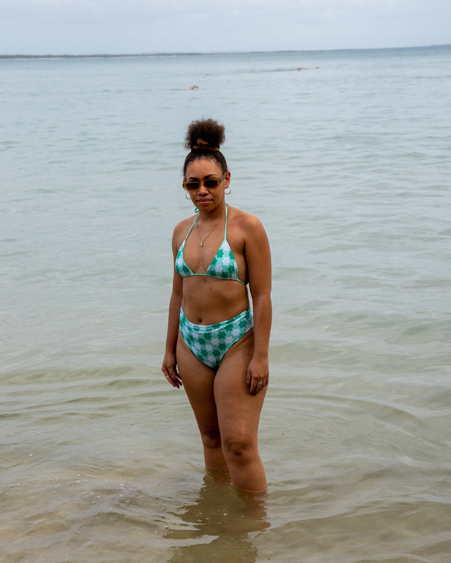Rise Bottom-Flower Power/Mint Green