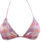 Breathe Top-Pastel Check/Baby Pink